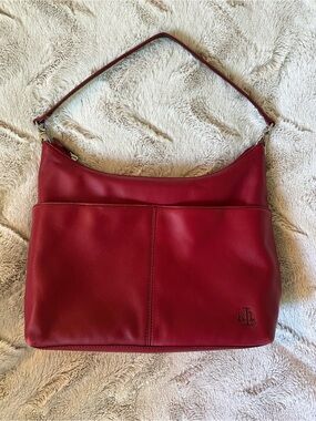 Lauren Ralph Lauren Leather Shoulder Bag Hobo Purse